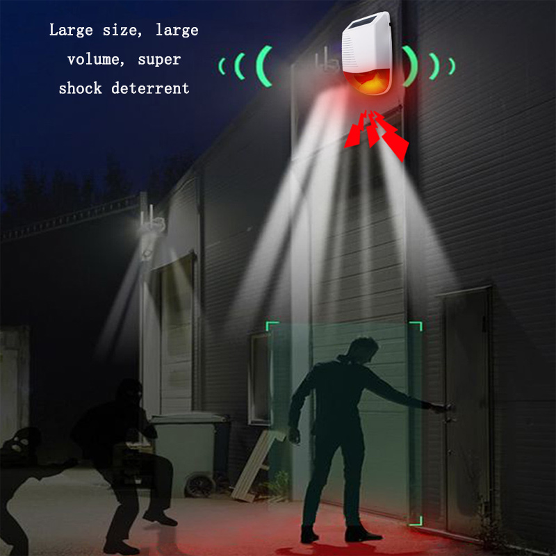 Outdoor Lighting Wireless - 433MHz Wireless Outdoor Waterproof Smart Audible