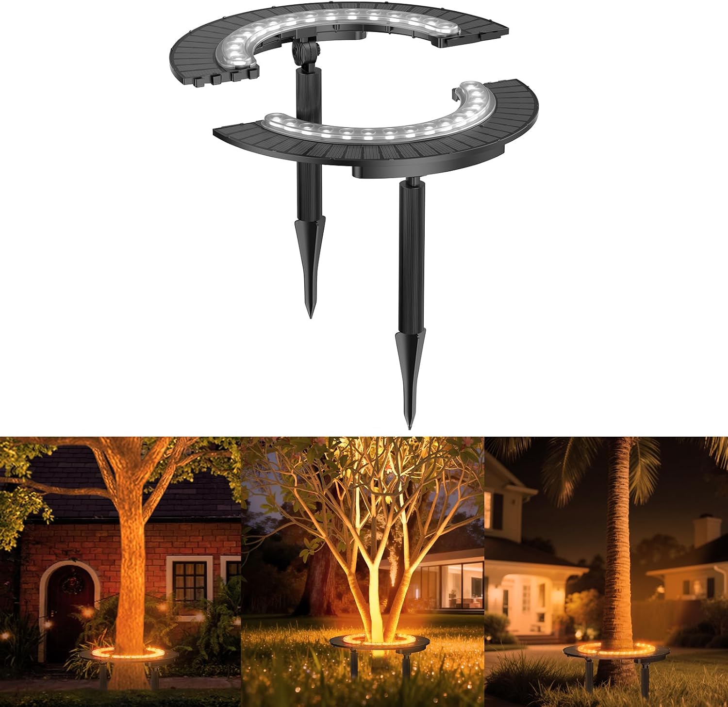 Outdoor Lighting Wireless - Solar Palm Tree Light Wireless Landscape
