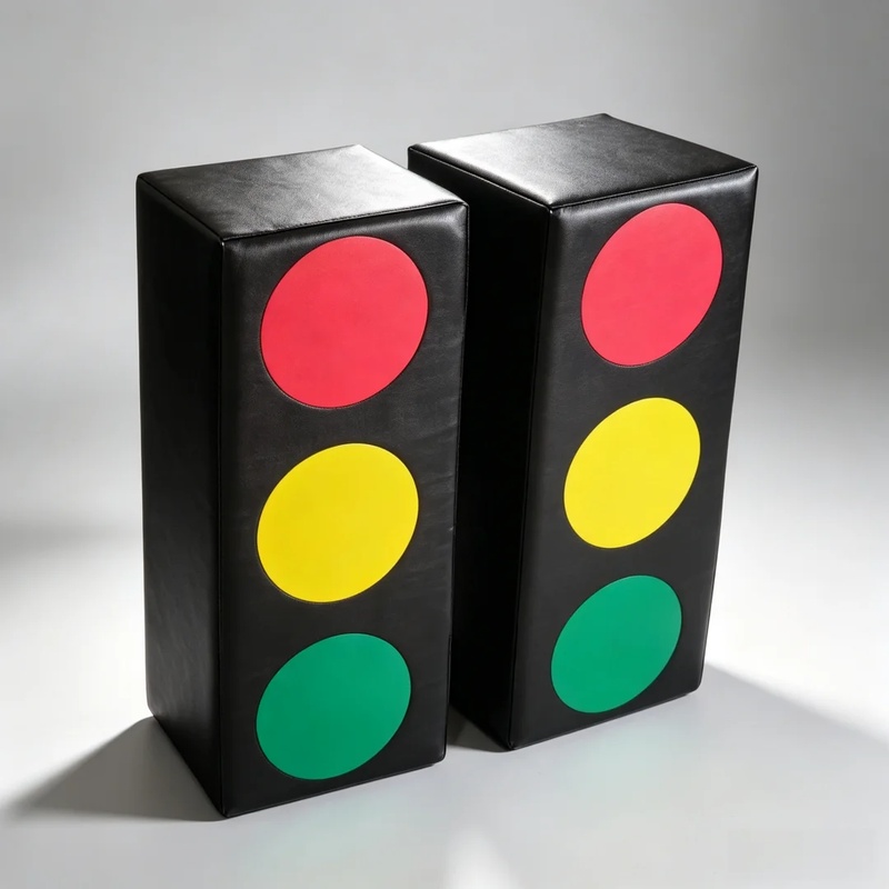 Outdoor Lighting Hire - Traffic Light Theme square Shape Soft