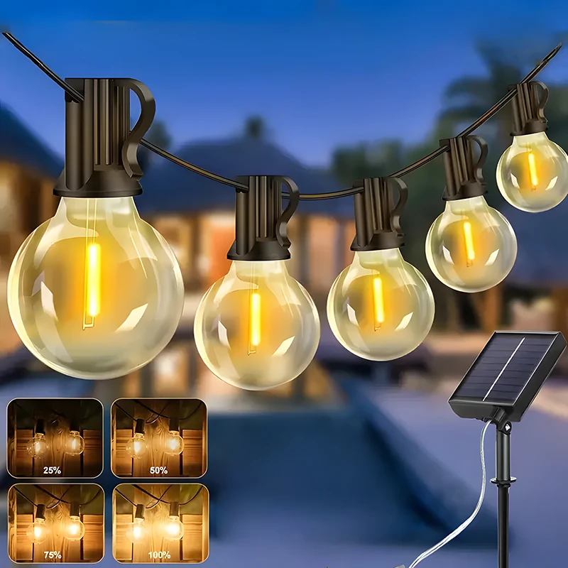 G40 Led Solar Globe Led String - String Light Bistro review and price