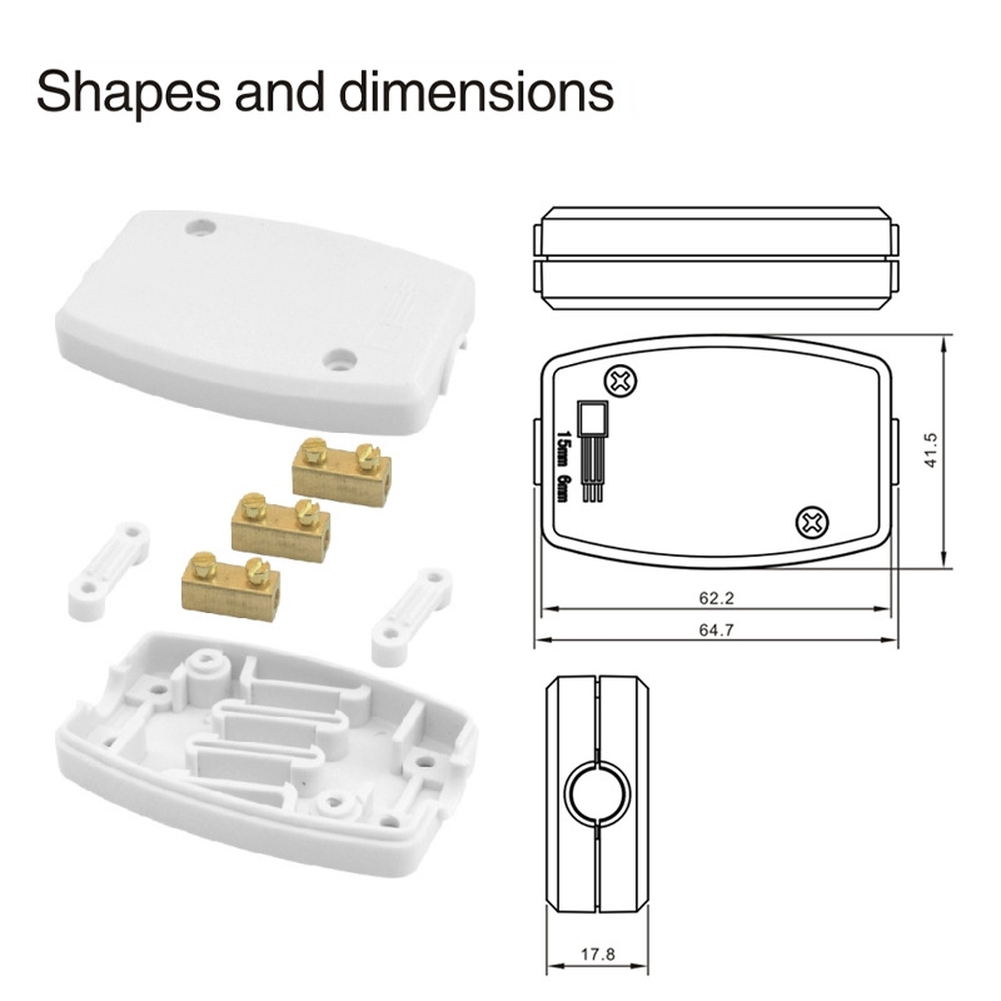 Electrical Junction Box 4 Pack - Outdoor Lighting Junction review and price