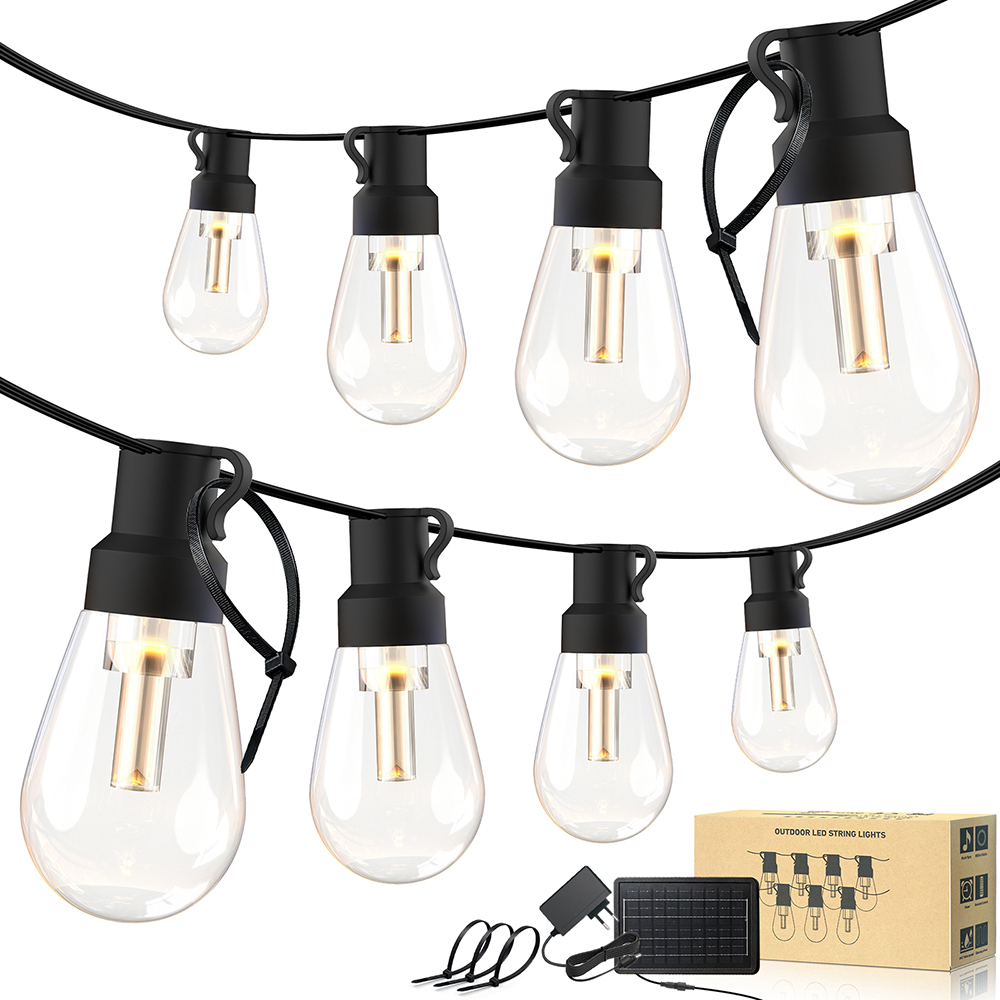 Solar Warm LED Globe String Li - String Light Bistro review and price