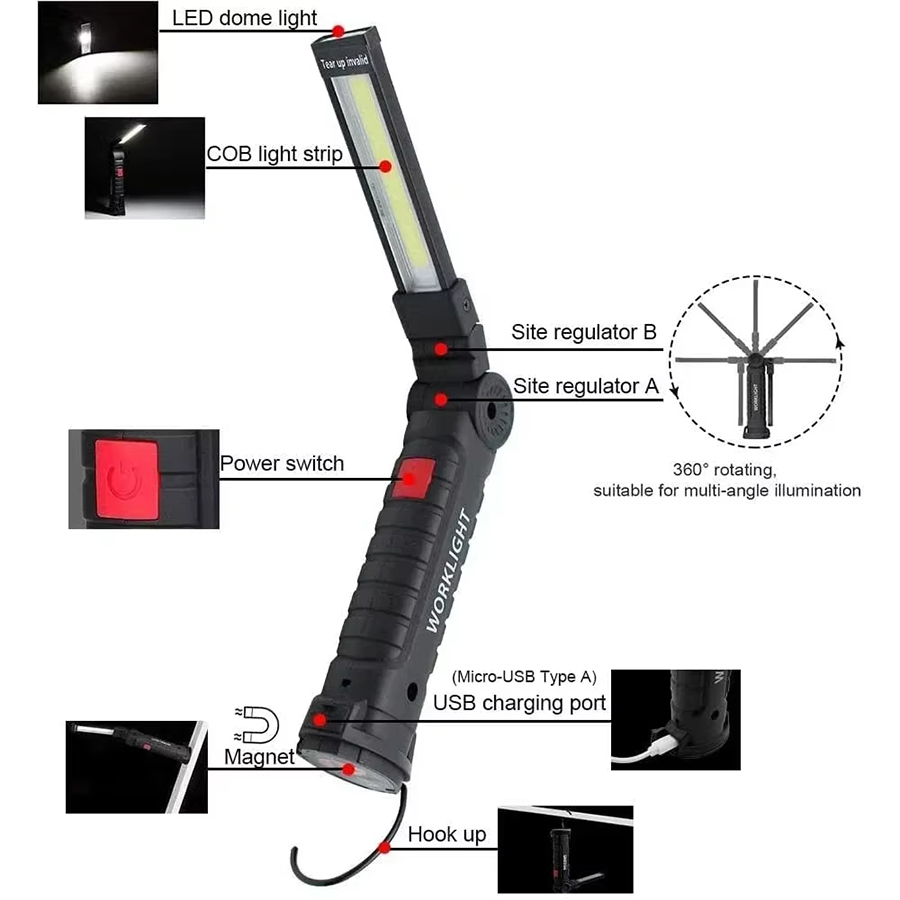 Portable LED Flashlight with M - Outdoor Lighting Junction Box review and price