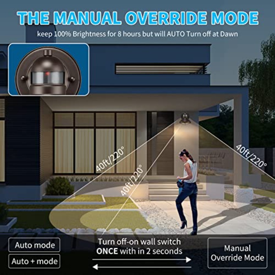 2 Pack Motion Sensor Outdoor L - Outdoor Lighting With Motion Sensor review and price