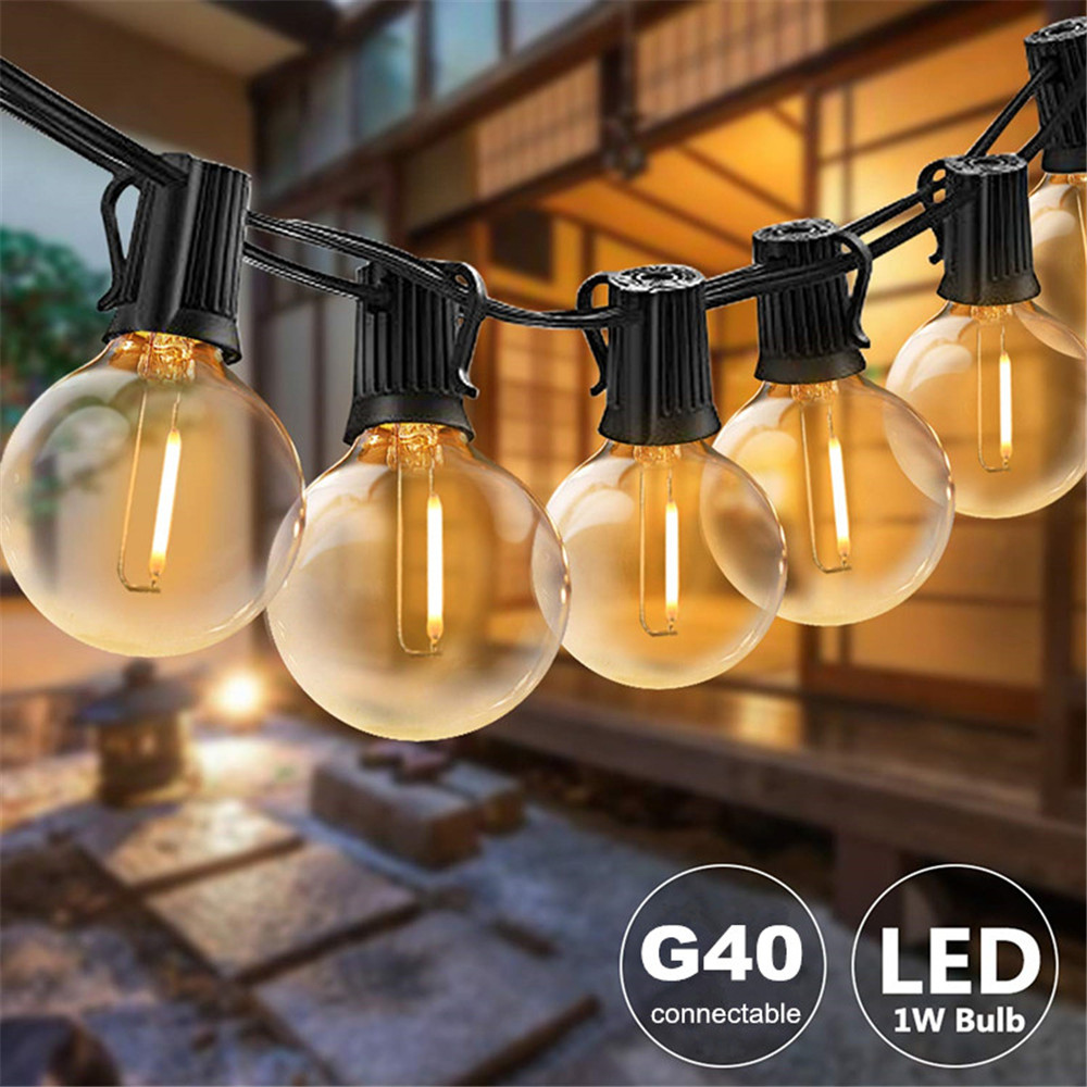 25FT/50FT G40 Clear Globe Bulb - String Light Bistro review and price