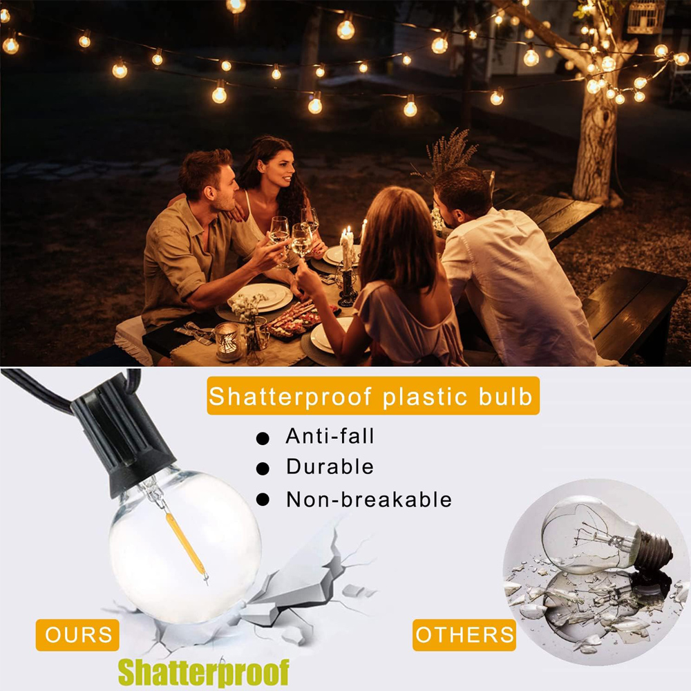 25FT/50FT G40 Clear Globe Bulb - String Light Bistro review and price