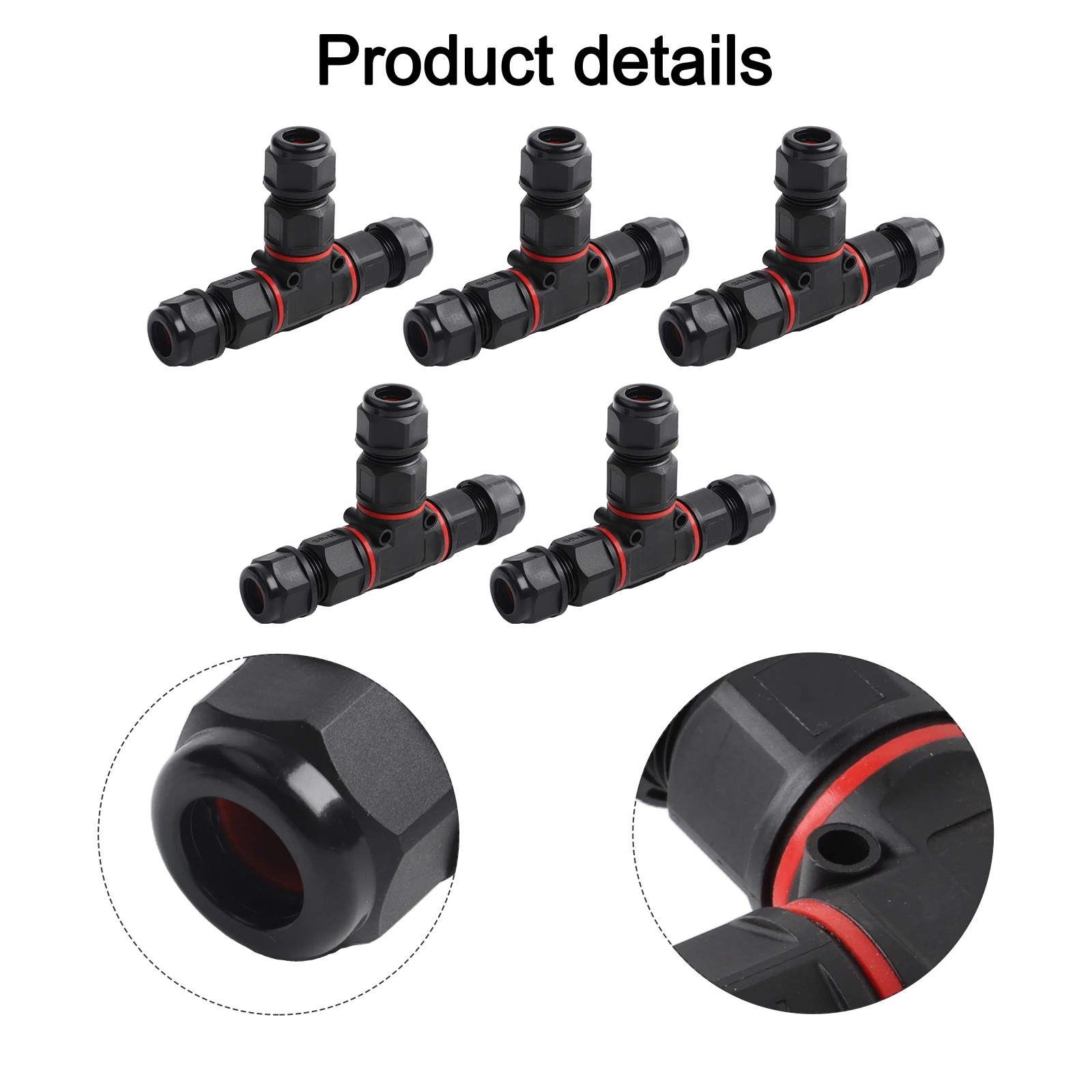 5Pcs IP68 Waterproof 3 Pin T S - Outdoor Lighting Junction review and price
