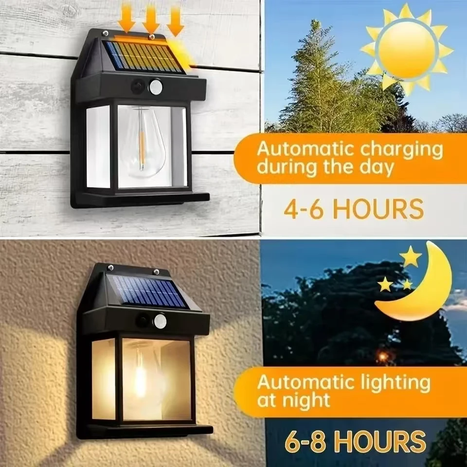 Outdoor Solar Tungsten Wall Li - Outdoor Lighting With Motion Sensor review and price