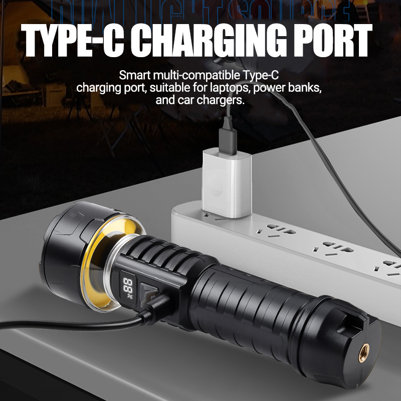 COB LED Flashlight Rechargeabl - Outdoor Lighting Junction Box review and price