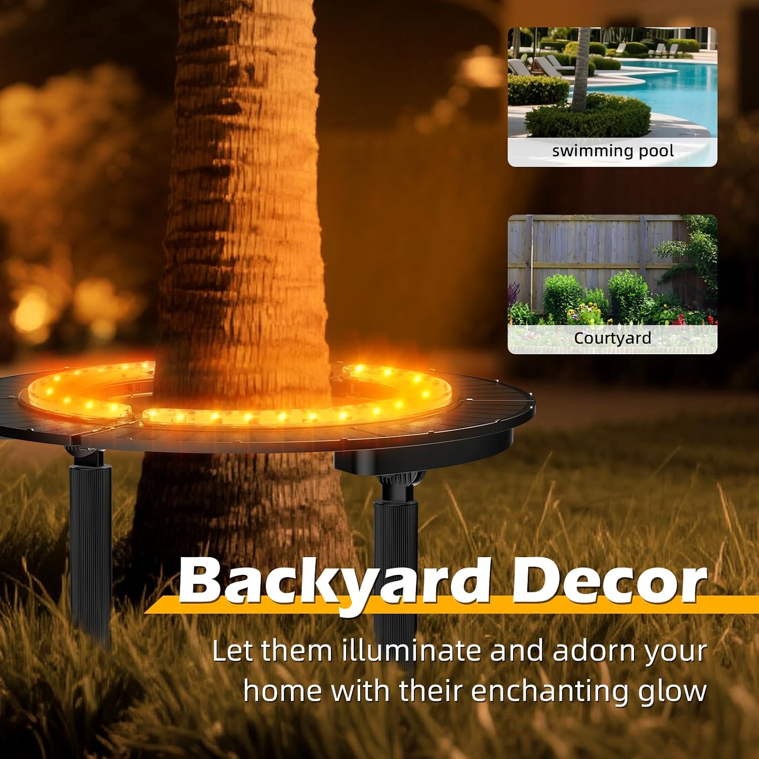 Solar Palm Tree Light Wireless - Outdoor Lighting Wireless review and price