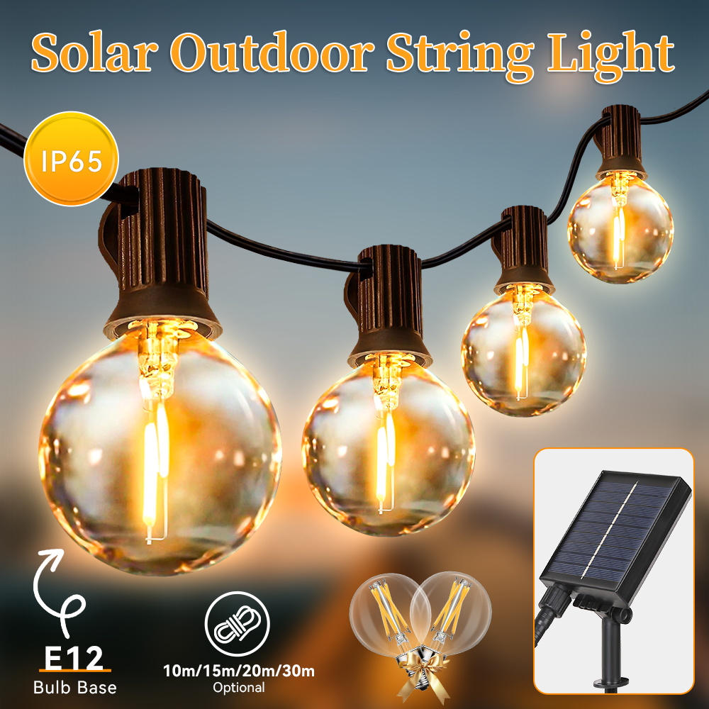Outdoor LED Solar Light Waterp - String Light Bistro review and price