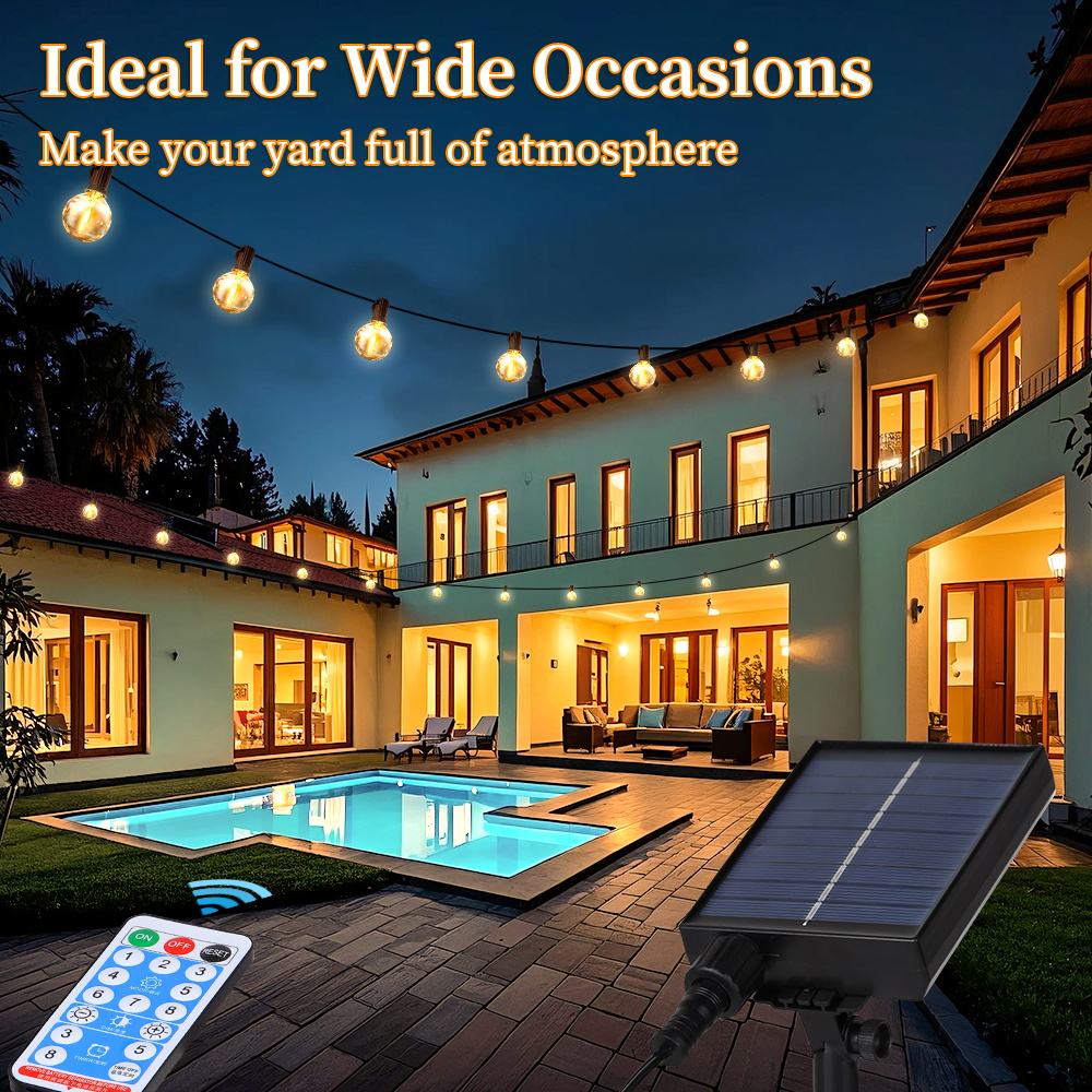 Outdoor LED Solar Light Waterp - String Light Bistro review and price