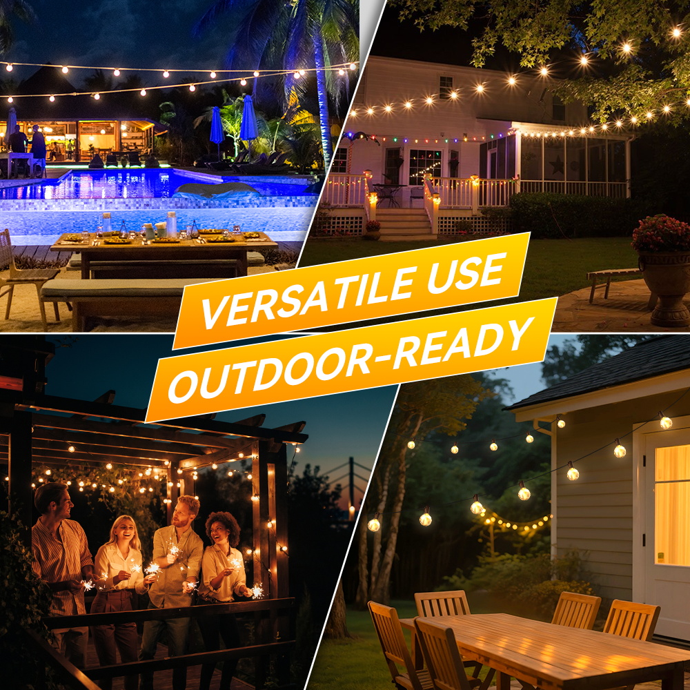 Outdoor LED Solar Light Waterp - String Light Bistro review and price