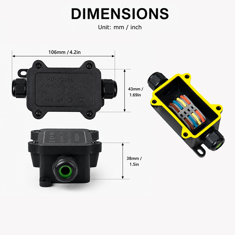 IP68 Waterproof Junction Box 2 - Outdoor Lighting Junction review and price