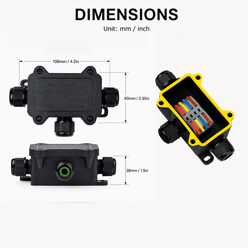 IP68 Waterproof Junction Box 2 - Outdoor Lighting Junction review and price