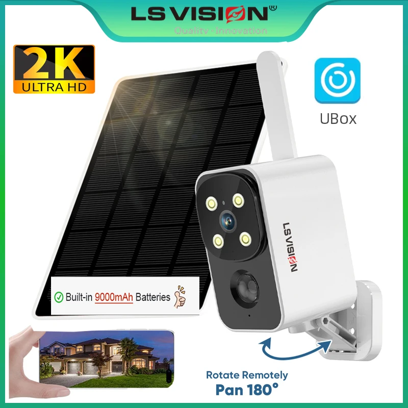 LS VISION Outdoor Solar Camera - Outdoor Lighting Wireless review and price