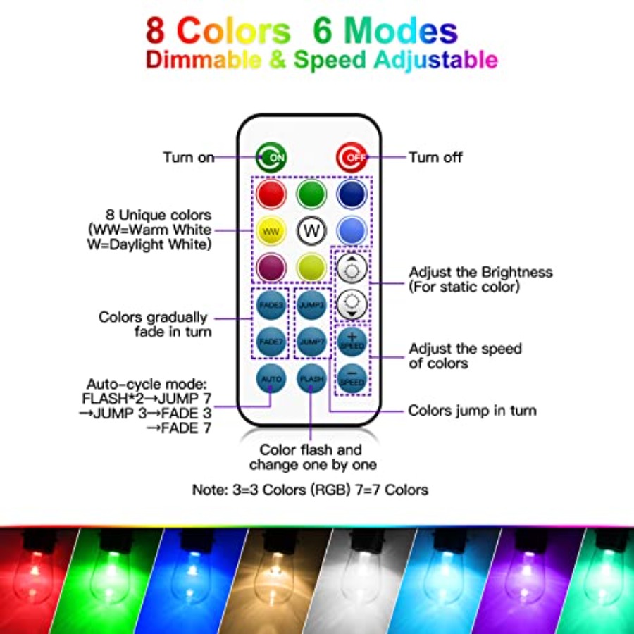 48Feet Outdoor Patio Lights Wa - String Light Bistro review and price