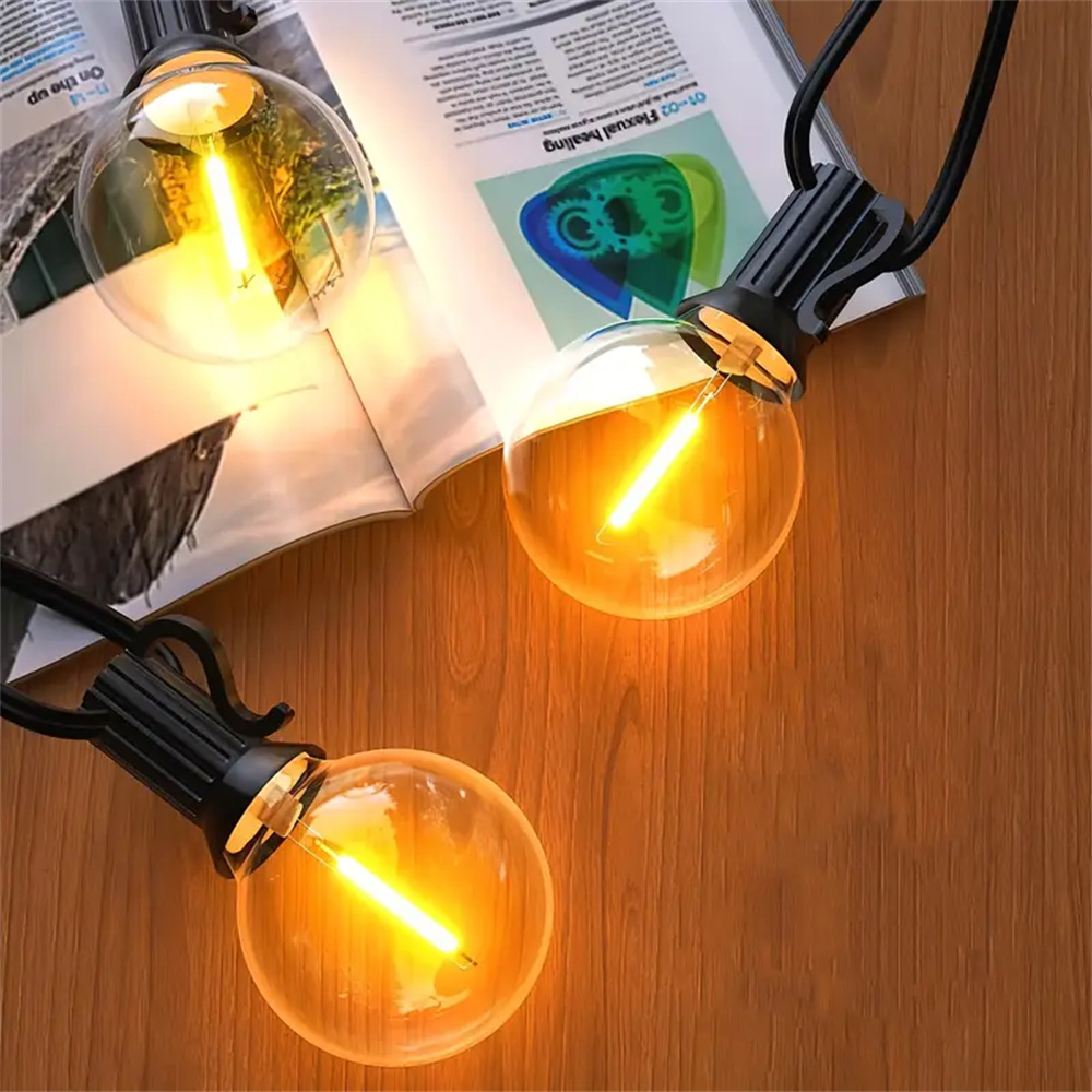 Outdoor String Lights, G40 Glo - String Light Bistro review and price