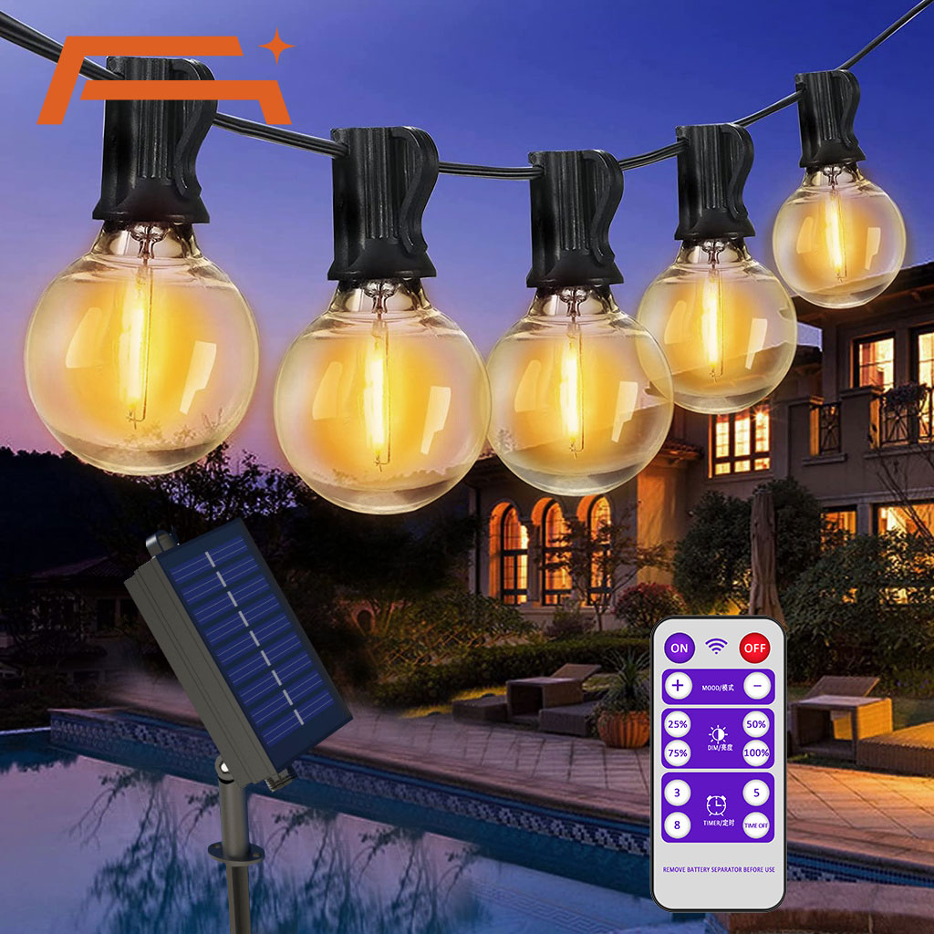 Solar String Lights Outdoor G4 - String Light Bistro review and price